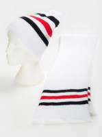 chicago away toque and scarf